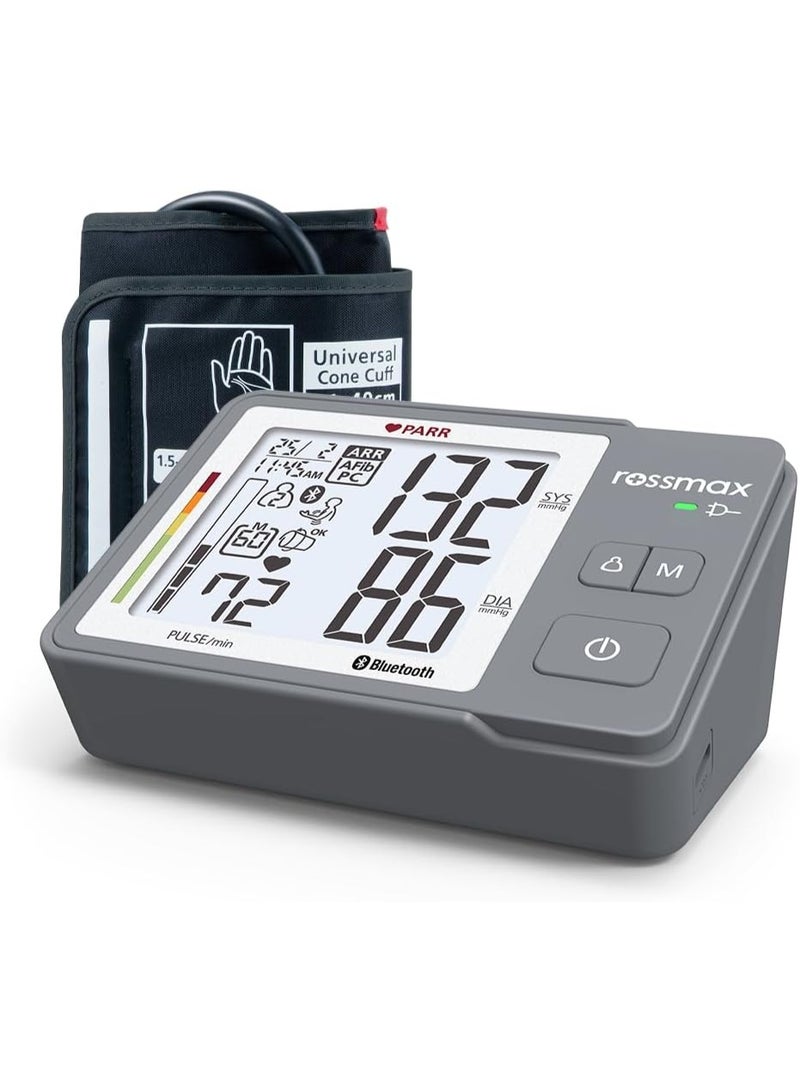 روزماكس جهاز قياس ضغط الدم الرقمي مع اتصال بلوتوث وشحن USB – قياسات دقيقة وسهلة في البيت - Image 1